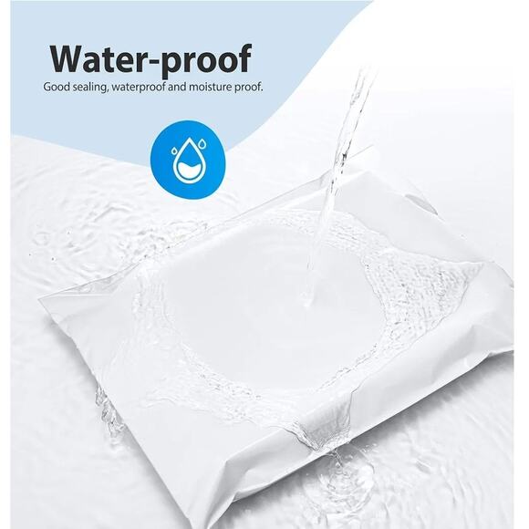 25pcs Poly Mailers 14.5"×19" inch WHITE- Premium shipping Bag - Picture 3 of 3